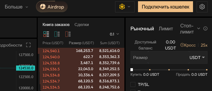 Подключение кошелька Подключение кошелька